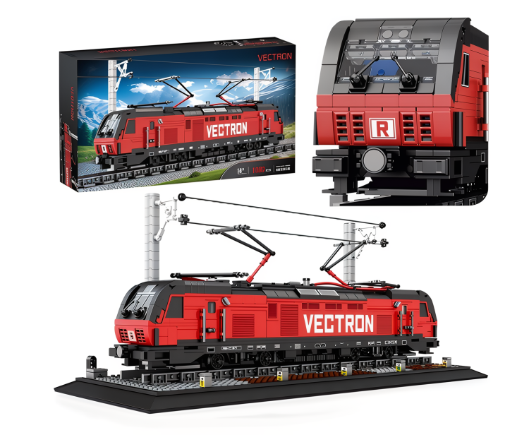 klocki pociąg z torami, kolejka dla dzieci do zbudowania, zestaw klocków z torami