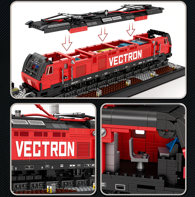 klocki pociąg z torami, kolejka dla dzieci do zbudowania, zestaw klocków z torami