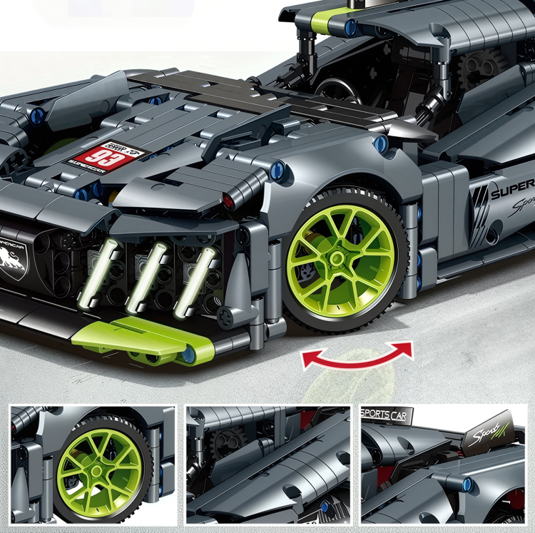 samochód sportowy zabawka, auto Sportmax dla dzieci, wyścigówka z napędem